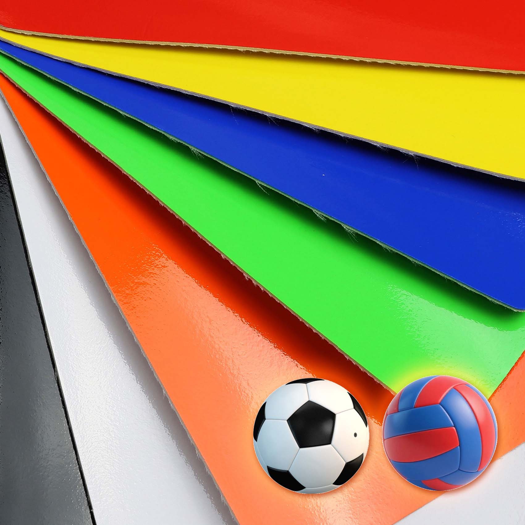 Sportiniai kamuoliukai PU dirbtinė oda atspindinti PVC oda